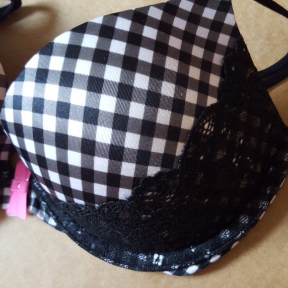 Victoria's secret very sexy plaid lace 32C medium - Picture 3 of 6
